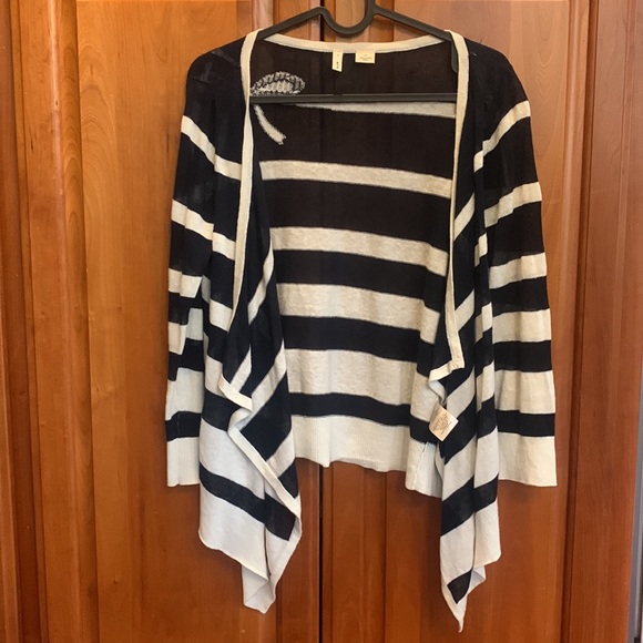 MOTH cardigan black and white - Picture 3 of 6